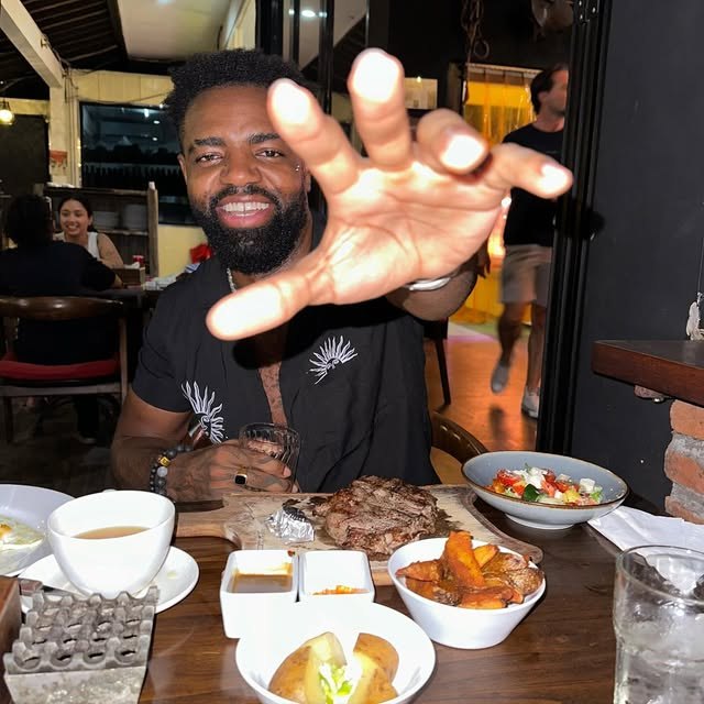 Sunny at dinner