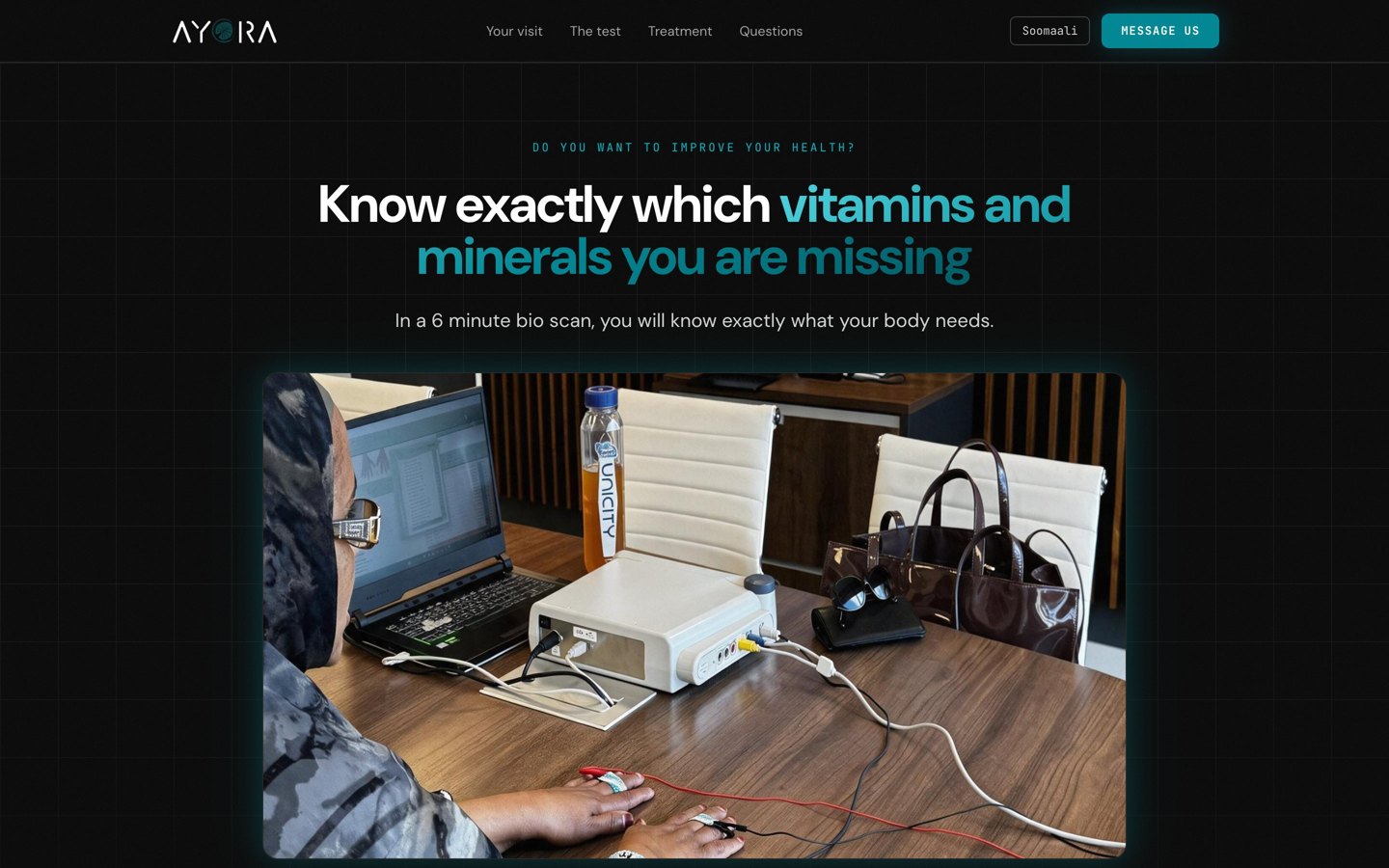 Filsan Aynab, Her Landing Page